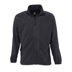 Polyester fleece jacket, 300 g/m2, SOL'S North titanium colour