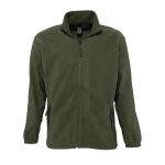 Polyester fleece jacket, 300 g/m2, SOL'S North military green colour