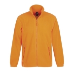 Polyester fleece jacket, 300 g/m2, SOL'S North neon orange colour