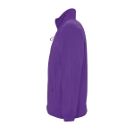 Polyester fleece jacket, 300 g/m2, SOL'S North purple colour side view