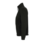 Fleece jacket for women, polyester, 300 g/m2, SOL'S North black colour side view