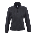 Fleece jacket for women, polyester, 300 g/m2, SOL'S North dark grey colour