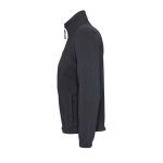 Fleece jacket for women, polyester, 300 g/m2, SOL'S North dark grey colour side view