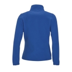 Fleece jacket for women, polyester, 300 g/m2, SOL'S North royal blue colour rear view