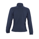 Fleece jacket for women, polyester, 300 g/m2, SOL'S North dark blue colour rear view