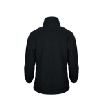 Children's polar fleece jacket, polyester, 300 g/m2, SOL'S North black colour rear view