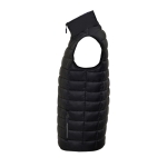 Gilet, nylon and polyester, 180 g/m2, SOL'S Wave black colour side view