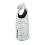 Gilet, nylon and polyester, 180 g/m2, SOL'S Wave shiny silver colour side view