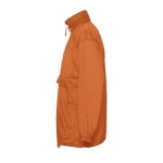 Waterproof unisex windbreaker, 210 g/m2, SOL'S Surf orange colour side view