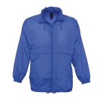 Waterproof unisex windbreaker, 210 g/m2, SOL'S Surf royal blue colour third view