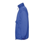 Waterproof unisex windbreaker, 210 g/m2, SOL'S Surf royal blue colour side view