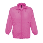 Waterproof unisex windbreaker, 210 g/m2, SOL'S Surf fuchsia colour