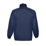 Waterproof unisex windbreaker, 210 g/m2, SOL'S Surf dark blue colour rear view