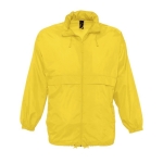 Waterproof unisex windbreaker, 210 g/m2, SOL'S Surf dark yellow colour