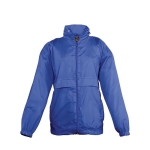 Weatherproof children's jacket, 210 g/m2, SOL'S Surf royal blue colour third view