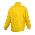 Weatherproof children's jacket, 210 g/m2, SOL'S Surf gold colour rear view