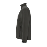 Softshell jacket, polyester, 340 g/m2, SOL'S Relax dark grey colour side view