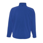 Softshell jacket, polyester, 340 g/m2, SOL'S Relax royal blue colour rear view