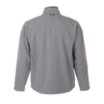 Softshell jacket, polyester, 340 g/m2, SOL'S Relax marbled grey colour rear view