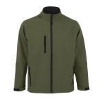 Softshell jacket, polyester, 340 g/m2, SOL'S Relax military green colour