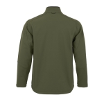 Softshell jacket, polyester, 340 g/m2, SOL'S Relax military green colour rear view