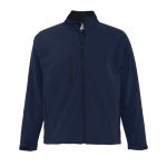 Softshell jacket, polyester, 340 g/m2, SOL'S Relax ultramarine blue colour third view