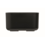 Lunch box with mobile phone holder and large capacity, 1 L black colour fourth view