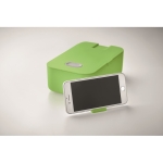 Lunch box with mobile phone holder and large capacity, 1 L lime colour seventh photographic view