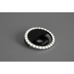 LED light ring, 3 different brightness levels black colour seventh photographic view