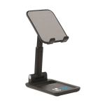 Foldable mobile phone and tablet holder with anti-slip coating view with print area