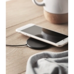 Magnetic wireless phone charger device for fast charging black colour ambient view