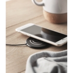 Magnetic wireless phone charger device for fast charging black colour main ambient view