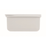 Practical lunch box made of PP with cutlery, 700 ml white colour fifth view