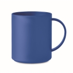 Essential plastic coffee cup, for promotions, 300 ml blue colour