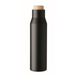 Leak-proof stainless steel thermal bottle for promotion, 500 ml black colour