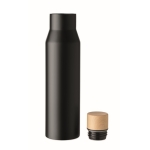 Leak-proof stainless steel thermal bottle for promotion, 500 ml black colour second view