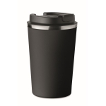 Double-walled thermal mug, stainless steel, 350 ml black colour