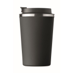 Double-walled thermal mug, stainless steel, 350 ml black colour fourth view