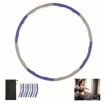 Detachable adult hula hoop, case, easy to transport black colour