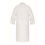 Bathrobe made of 100% organic cotton, size XL/XLL, 350 g/m2 white colour fifth view