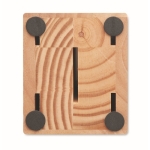 5-piece wooden knife set in a block as a promotional gift wood colour eighth view