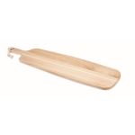 Elongated wooden chopping board wood colour