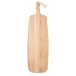 Elongated wooden chopping board wood colour fourth view