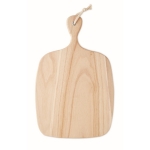 Square wooden chopping and serving board wood colour third view