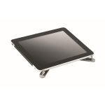 Foldable and notebook stand for devices up to 17”. matt silver colour second view