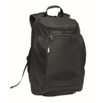 Recycled sports backpack made of RPET black colour