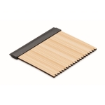 Bamboo ice scraper, ideal as a promotional gift wood colour