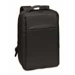 Recycled laptop backpack with USB Port, 16” black colour