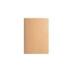 Eco A5 notebook with cardboard cover, cream pages natural colour first view