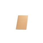 Eco A6 notebook with cardboard cover, cream pages natural colour